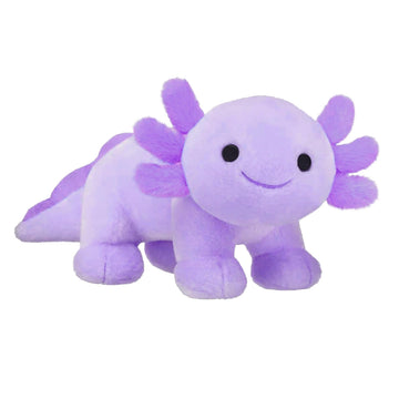 Cnaana Axolotl Plush, Soft Cute Axolotl Stuffed Animal Plushies, Kawaii Plushies Dolls For Kids, Gift For Girls Boys (Purple)