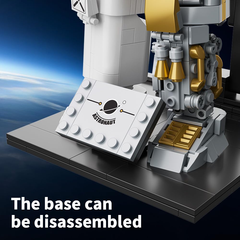 NETEHU Space Astronaut Building Block Toy - Ideal Gift for 6-14 Year Old Children - 880pcs for mature-themed Space Astronaut Building Block Sets