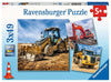 Ravensburger Diggers At Work Puzzle Set | 3X49 Piece Jigsaw Puzzles For Kids | Screen-Free Activity | Boosts Concentration And Focus | Great Gift