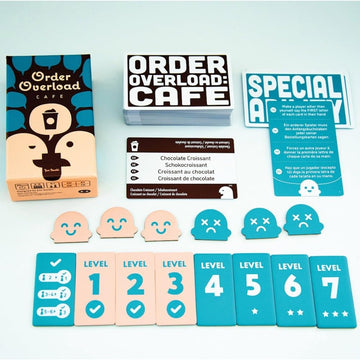 Oink Games Order Overload: Café - Cooperative Japanese Memory Game | Perfect Stocking Stuffer & Secret Santa Gift | Work Together In A Fun Café Simulation | Ages 6+