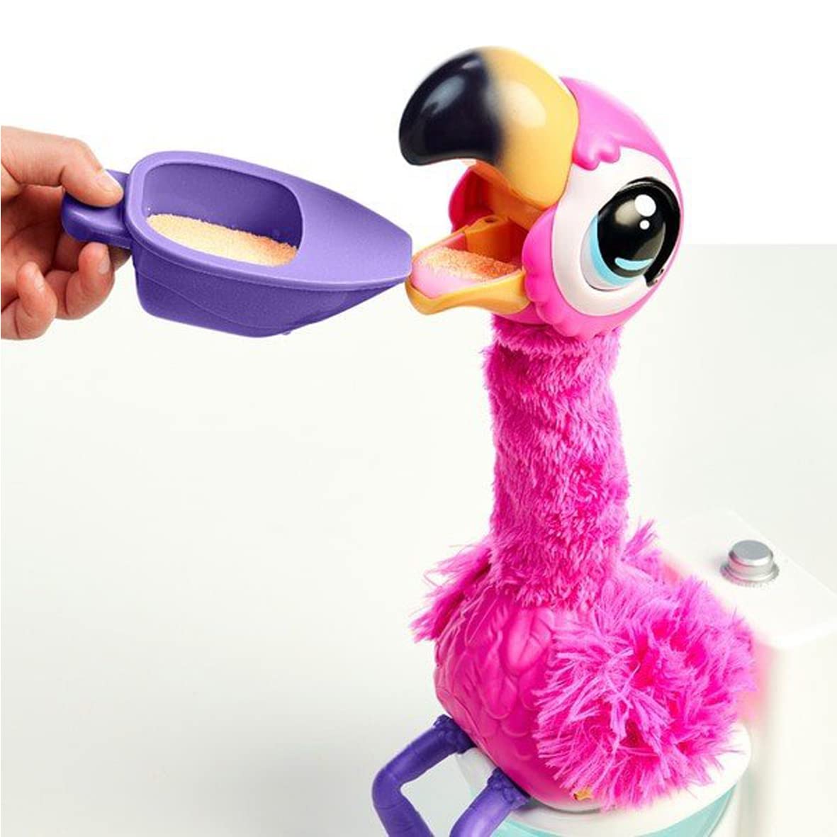 Little Live Pets Gotta Go Flamingo - Interactive Plush Toy, Eats, Sings, Wiggles, Poops, Talks, Multicolor, Ages 4+, Batteries Included