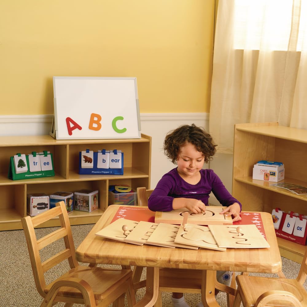 Excellerations enhanced Kids Wooden Prewriting Skills Tracing Template 13 inches by 10 inches Multipack Set Preschool Homeschool Kids Educational PreK Ages 3 4