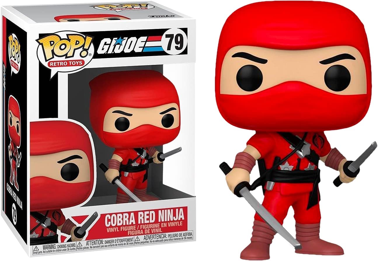 Funko Pop! G.I. Joe #79 - Cobra Red Ninja Exclusive!