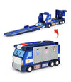 Robocar Poli Mobile Headquarters 3-in-1 Police HQ Trailer Truck Toy with Vehicle Launchers & Die-Cast Car, Ages 3+, Model 83377