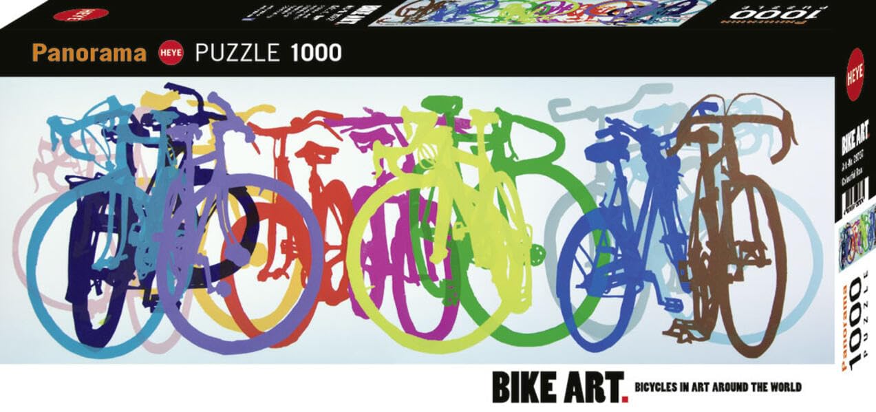 Heye Colourful Row Panorama Puzzles (1000-Piece, Multi-Colour)