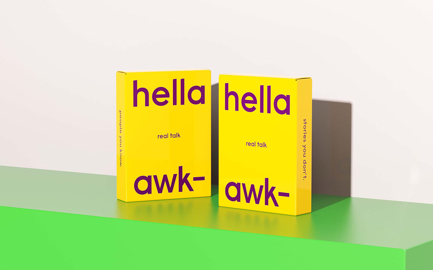 hella awk-ward Real Talk Expansion Pack - Fun Cardstock Game for Parties, Small, Yellow