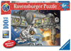 Ravensburger Children'S Puzzle 13366 - At The Space Station - Wieso? Weshalb? Warum? Puzzle 100 Pieces Xxl + Knowledge Poster For Space Fans From 6 Years