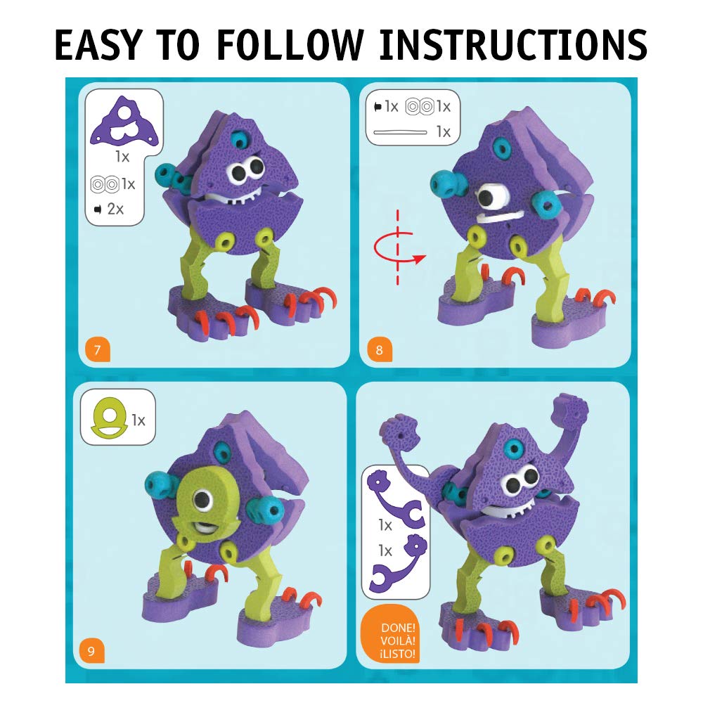 Bloco Toys Ogre & Monsters | Stem Toy | Diy Building Construction Set (280 Pieces)