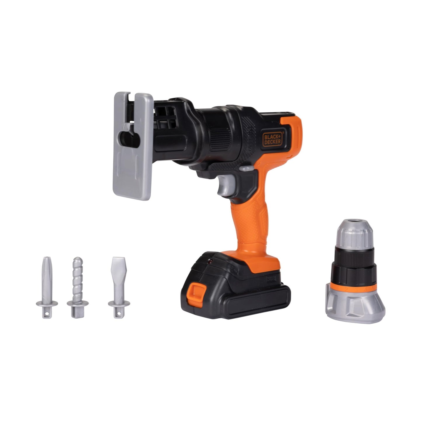 BLACK+DECKER Matrix Jr Power Drill & Jigsaw Kids Tool Play Toy - Forward & Reverse Drilling Action