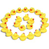 Novelty Place 24Pcs Rubber Duck Float Ducky Baby Bath Shower Toy, Yellow Mini Bath Duckies For Toddlers And Kids Birthday Gift Party Favor Bathtub Decoration