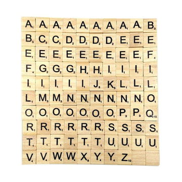 1000Pcs Scrabble Letters For Crafts - Diy Wood Gift Decoration - Making Alphabet Coasters And Scrabble Crossword Game Wood Letter Tiles/Wooden Scrabble Tiles A-Z Capital Letters For Crafts, Pendants,