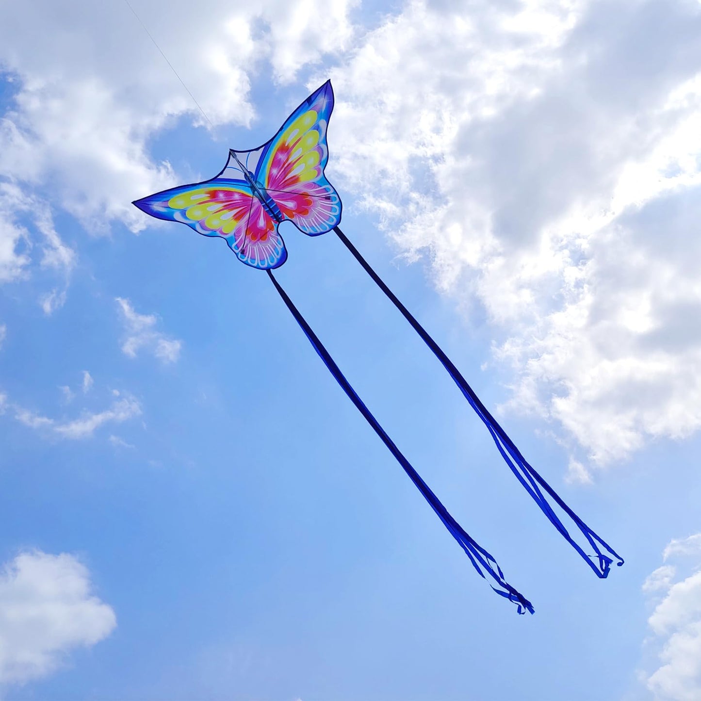 Flying Hoofer 3Pack Large Kite Set - Easy to Fly for Kids Adults, Beach & Park & Outdoor Activities, Perfect for Easter and Fest
