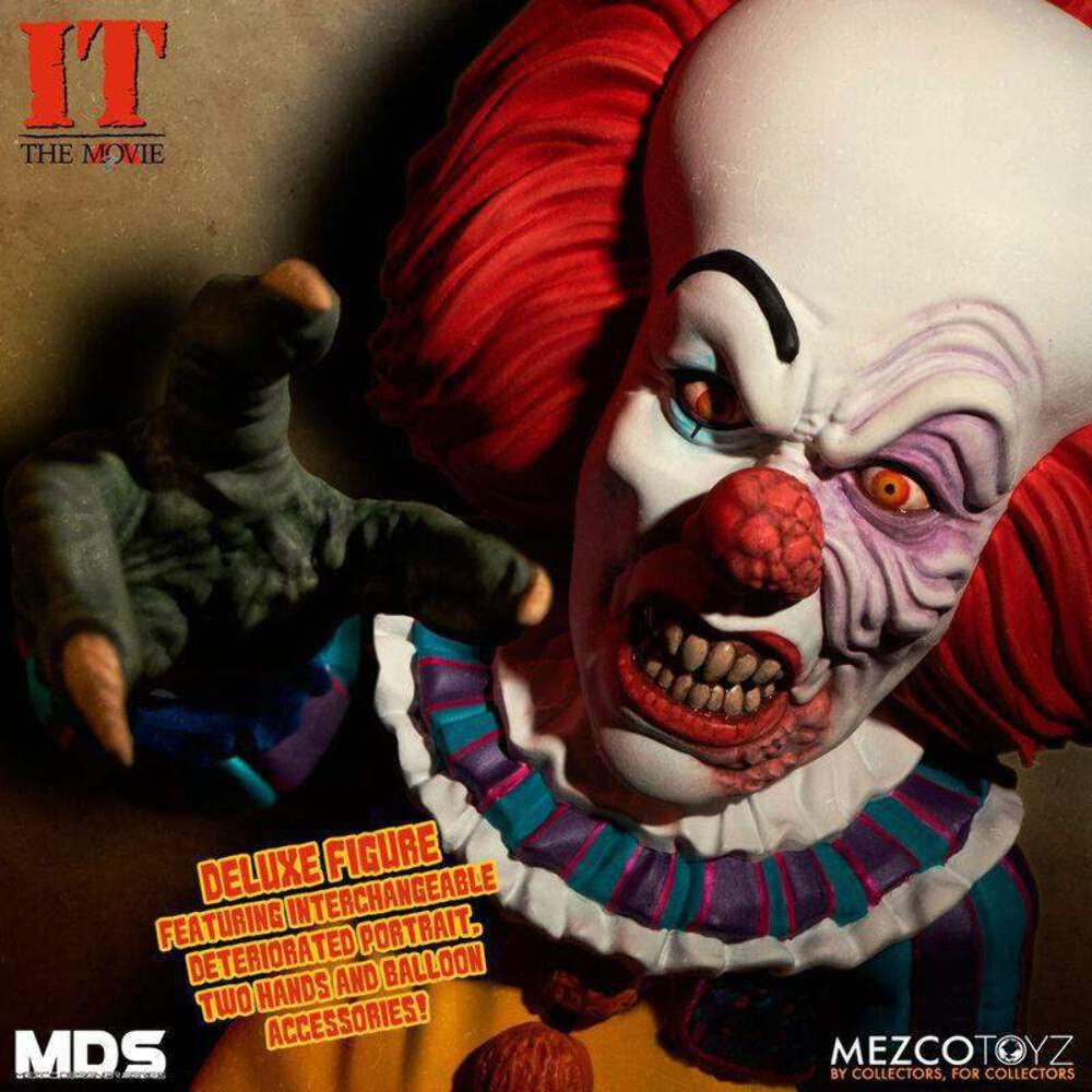 Mezco Toyz - Figurine It 1990 - Pennywise Deluxe 15Cm - 0696198430264,43026