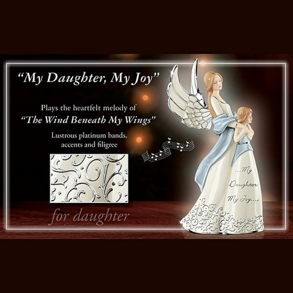 The Bradford Exchange My Daughter, My Joy Musical Porcelain Figurine