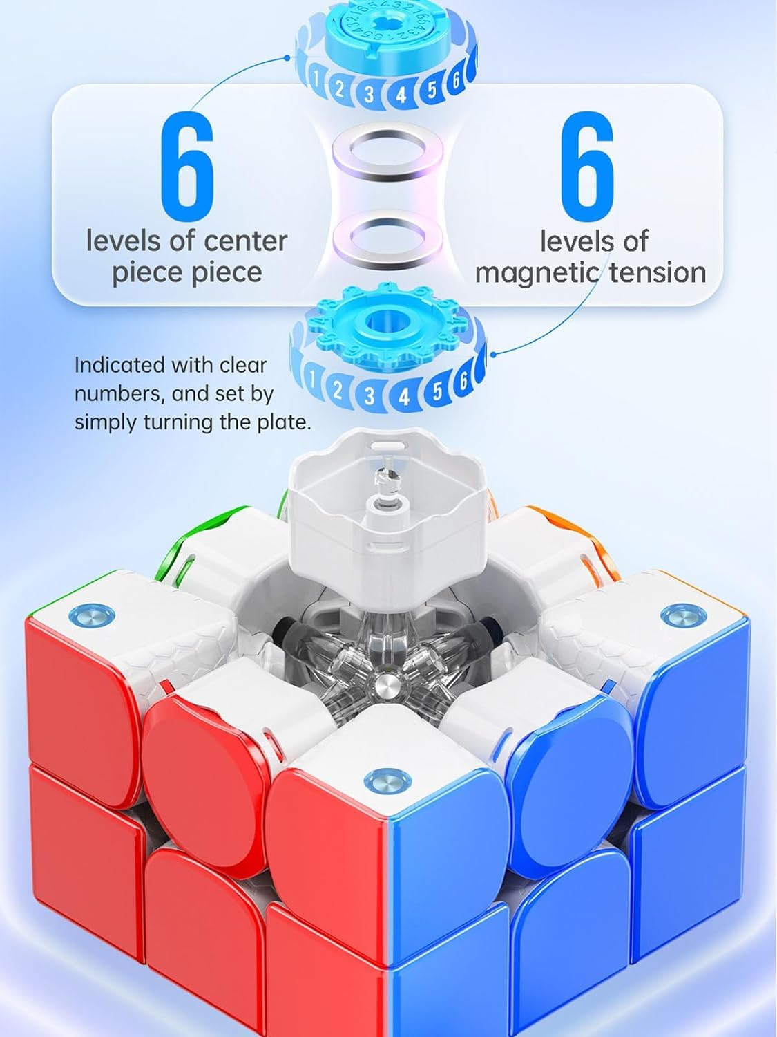Hellocube Gan 356 M Maglev Frosted 3X3 Speed Cube Flagship Stickerless