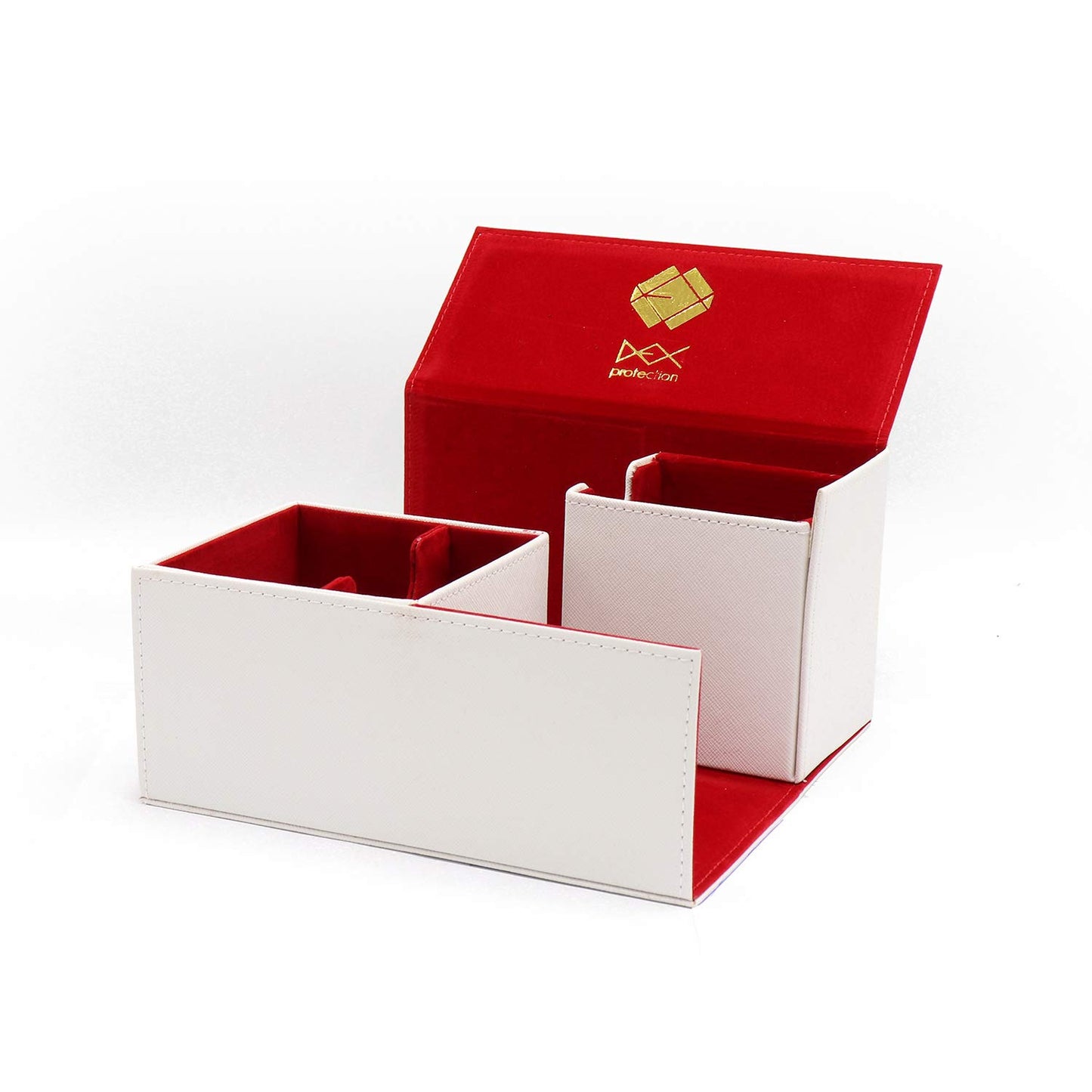 Dex Protection - Large Magnetic Flip Deck Box - Creation: Carte Blanche (White)
