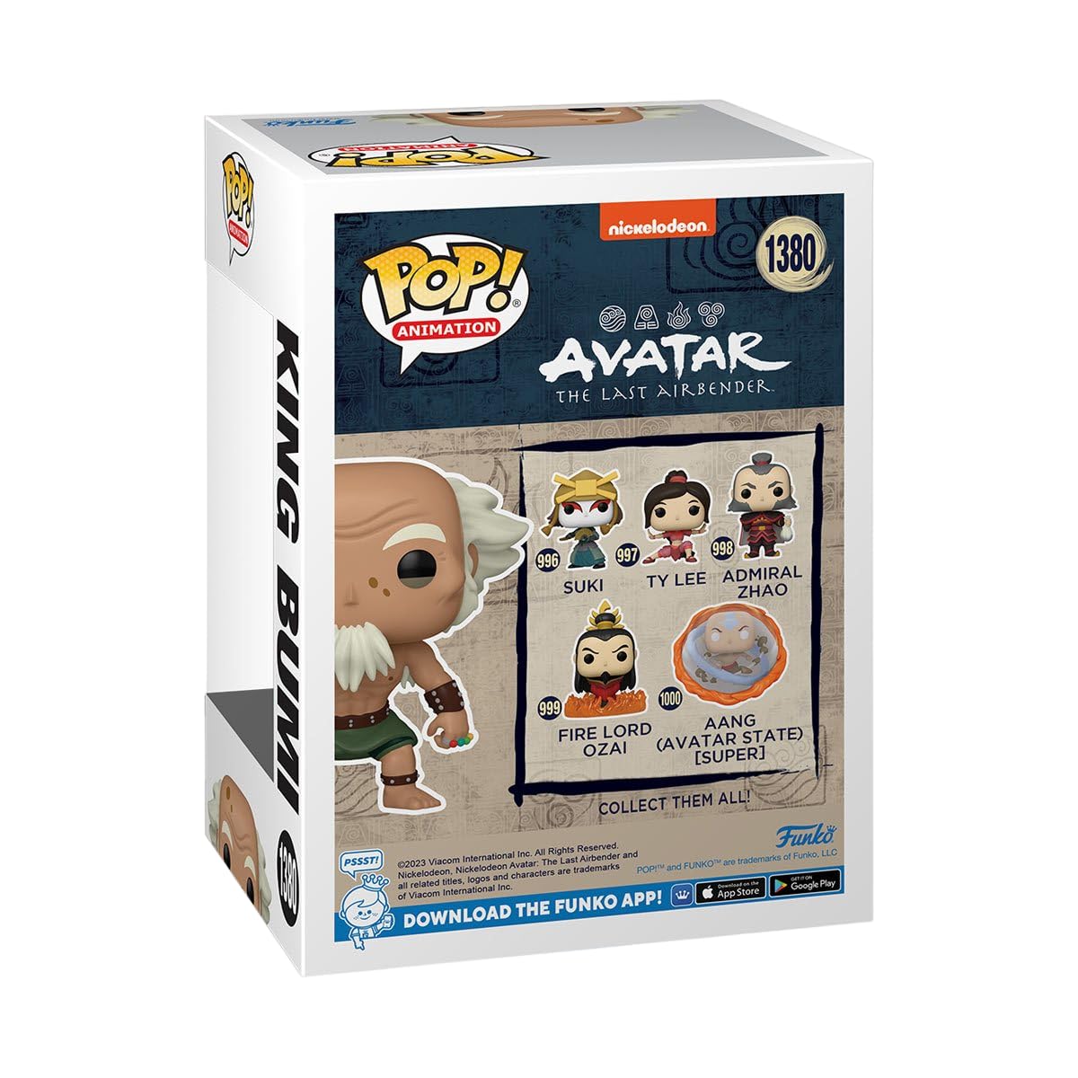Funko Pop! Animation: Avatar: The Last Airbender - King Bumi Entertainment Earth Exclusive Bundled With A Byron'S Attic Protector