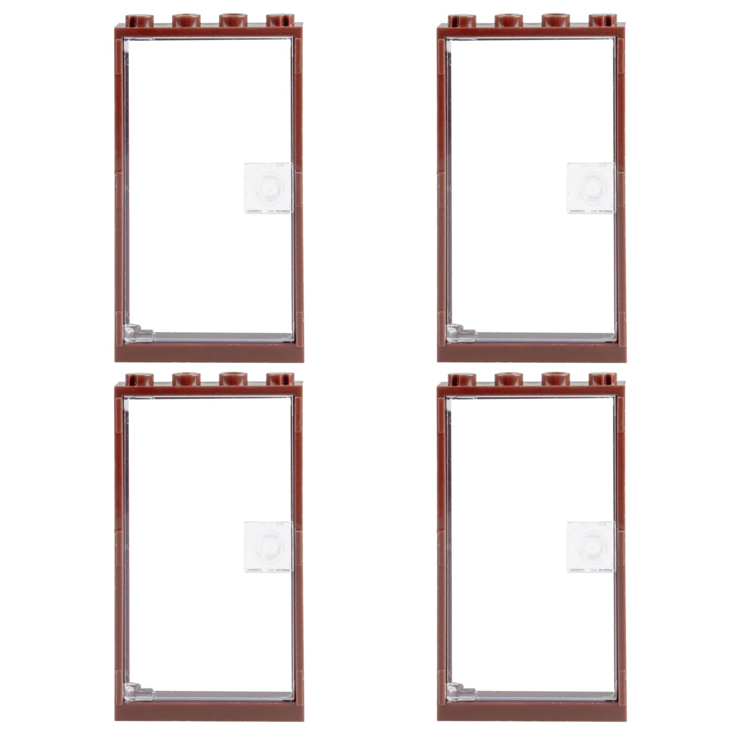 Himirich Doors Building Block Parts Toy, Moc Creative Building Block Decoration Accessories Compatible With Classic Bricks For 3