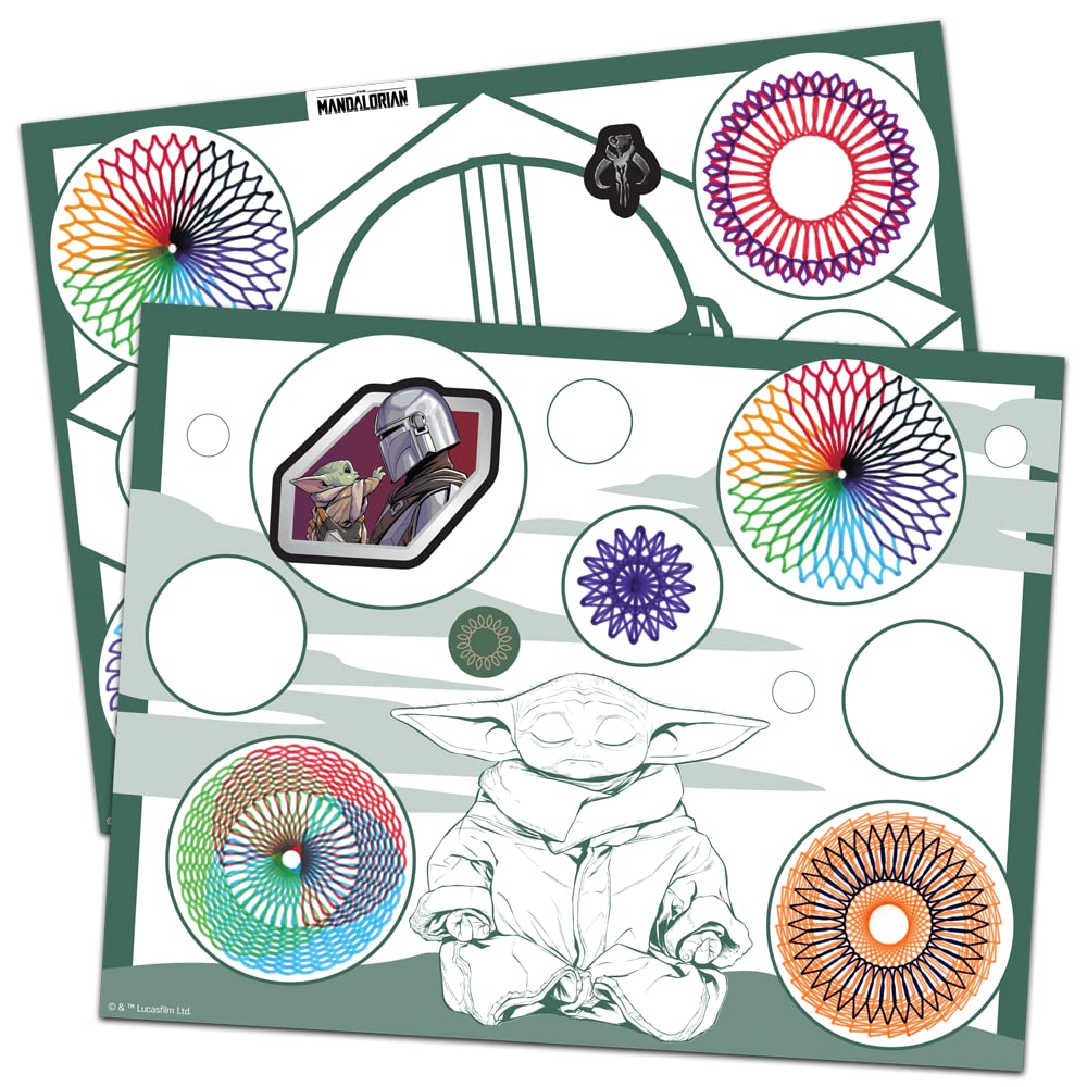 Spirograph Cyclex Studio Grogu - Disney Star Wars The Mandalorian - Baby Yoda - The Easy Way To Make Countless Amazing Designs -