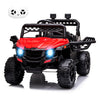 Kids Ride On UTV with Remote Control, 12V Kids Powered Wheels Electric Vehicle Toys with Spring Suspension,FM,LED Lights,AUX Por