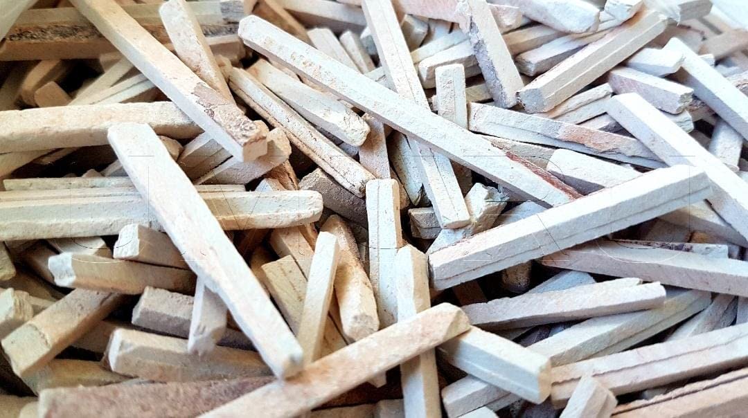 4OUR FAITH Red Slate Pencils - Natural Limestone Chalk, 50 Count, Off Red