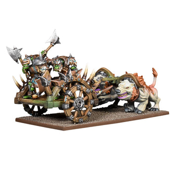 Kings of War: Orc - Chariots / Fight Wagons. Mantic Games. MGKWO305. Unassembled and unpainted