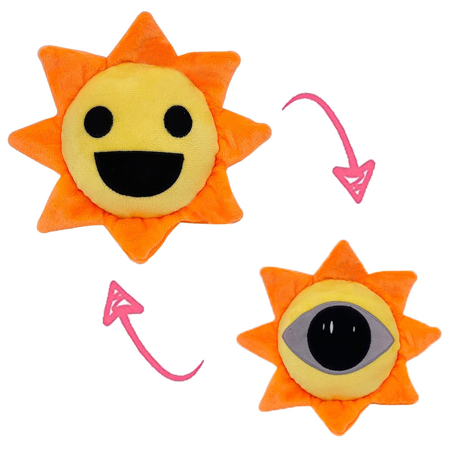 Jiensa Sprunki Plush, Sprunki Game Plush, Wenda Sprunki, Sprunki Gray, For Kids (Mr. Sun)