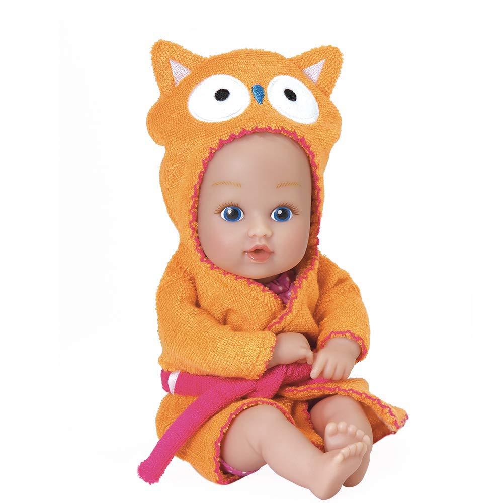 Adora Bath Time Baby Tots Collection, 8.5' Baby Doll And Clothes Set, Made With Fresh Powder Scent, Machine Washable And Exclusive Quickdri Vinyl Body, Birthday Gift For Ages 1+ - Owl