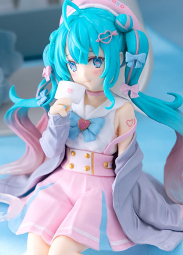 Furyu Corporation-Hatsune Miku Noodle Stopper Figure -Love Sailor Grey Color Ver.-