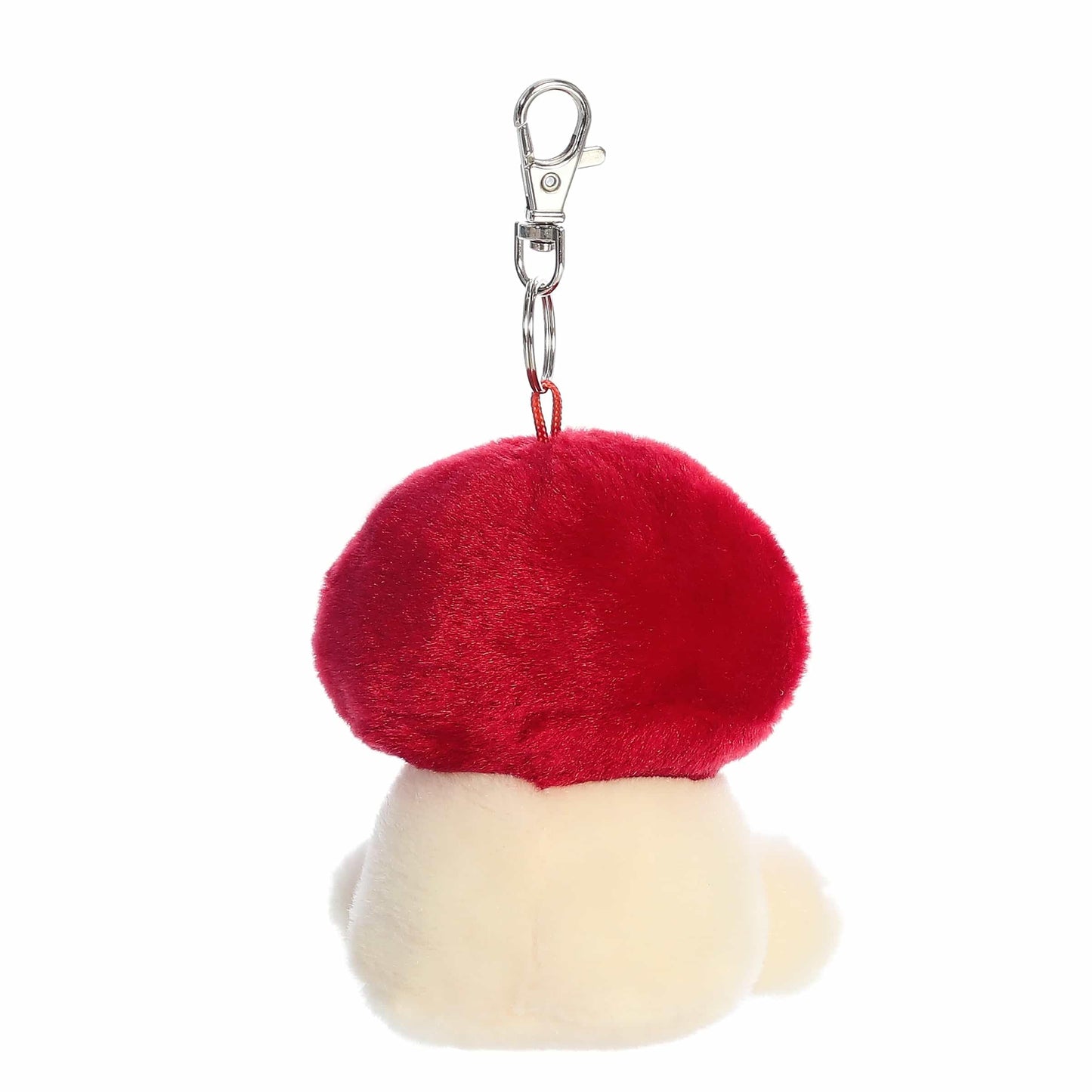 Aurora Adorable Palm Pals Amanita Mushroom Clip-On- Fun Collectible Plush For Kids and mature-themed Collectors - Perfect For Backpacks and Birthday Gifts - Red 4 Inches