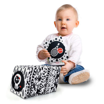 Black White Soft Flash Cards With Cloth Storage Bag For Baby And Infant, High Contrast Newborn Baby Toys For 0 3 6 9 12 Months B