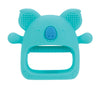 Nuby Silicone Wrist Teething Mitten - Baby Teether Ring - 3-6 Months - Aqua Koala - Model 80942