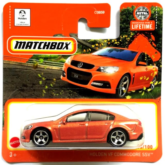 Kauf und Spar Matchbox 2024 Holden VF Commodore SSV - 11cm, Metal, Pearl Orange, Model HVN64