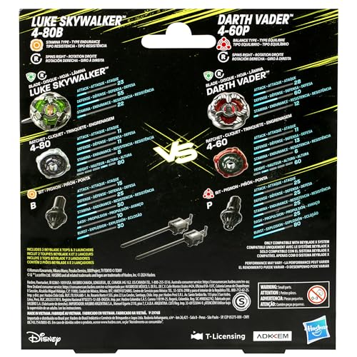 Hasbro Beyblade G0290Es1 Beyblade Bbx Luke Darth Vader