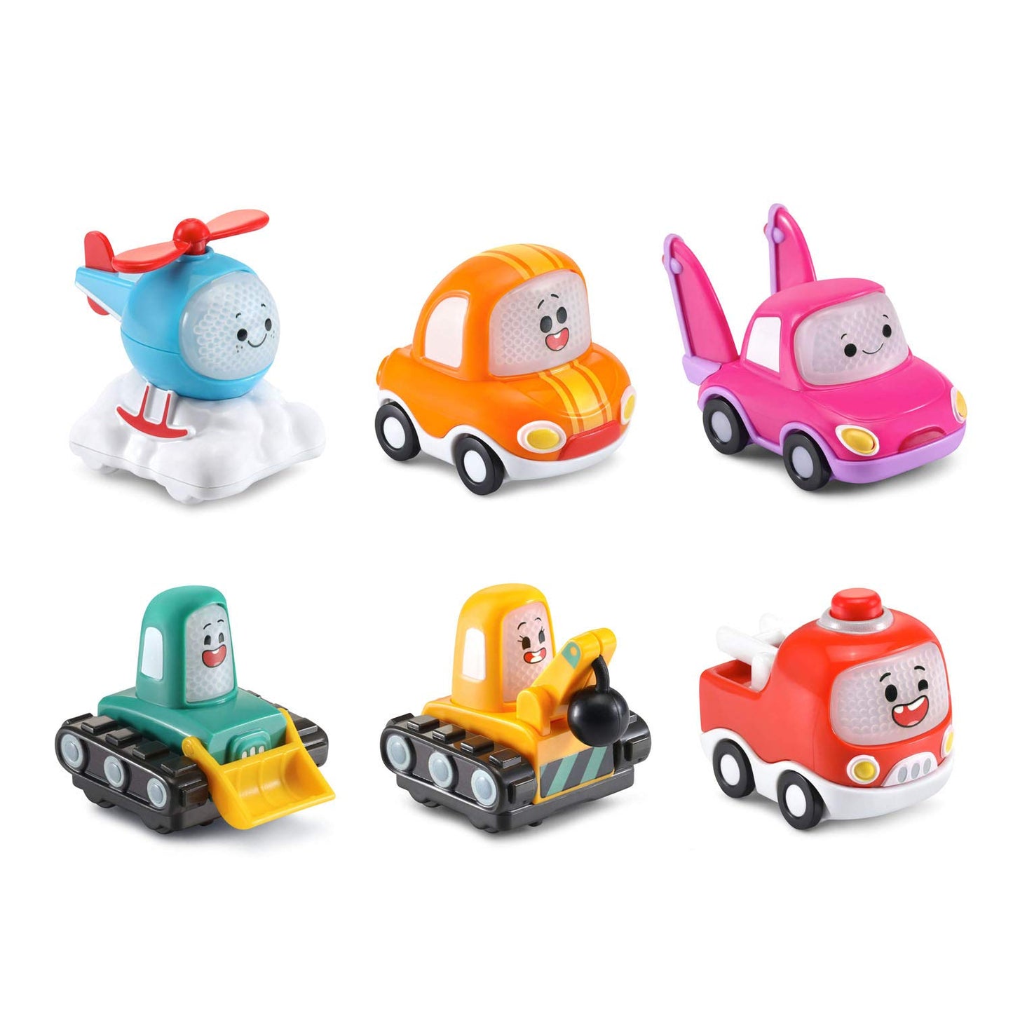 VTech Go! Go! Cory Carson PlayZone Mini Character 6-Pack, Multicolor - Fun and Engaging Playset for Kids