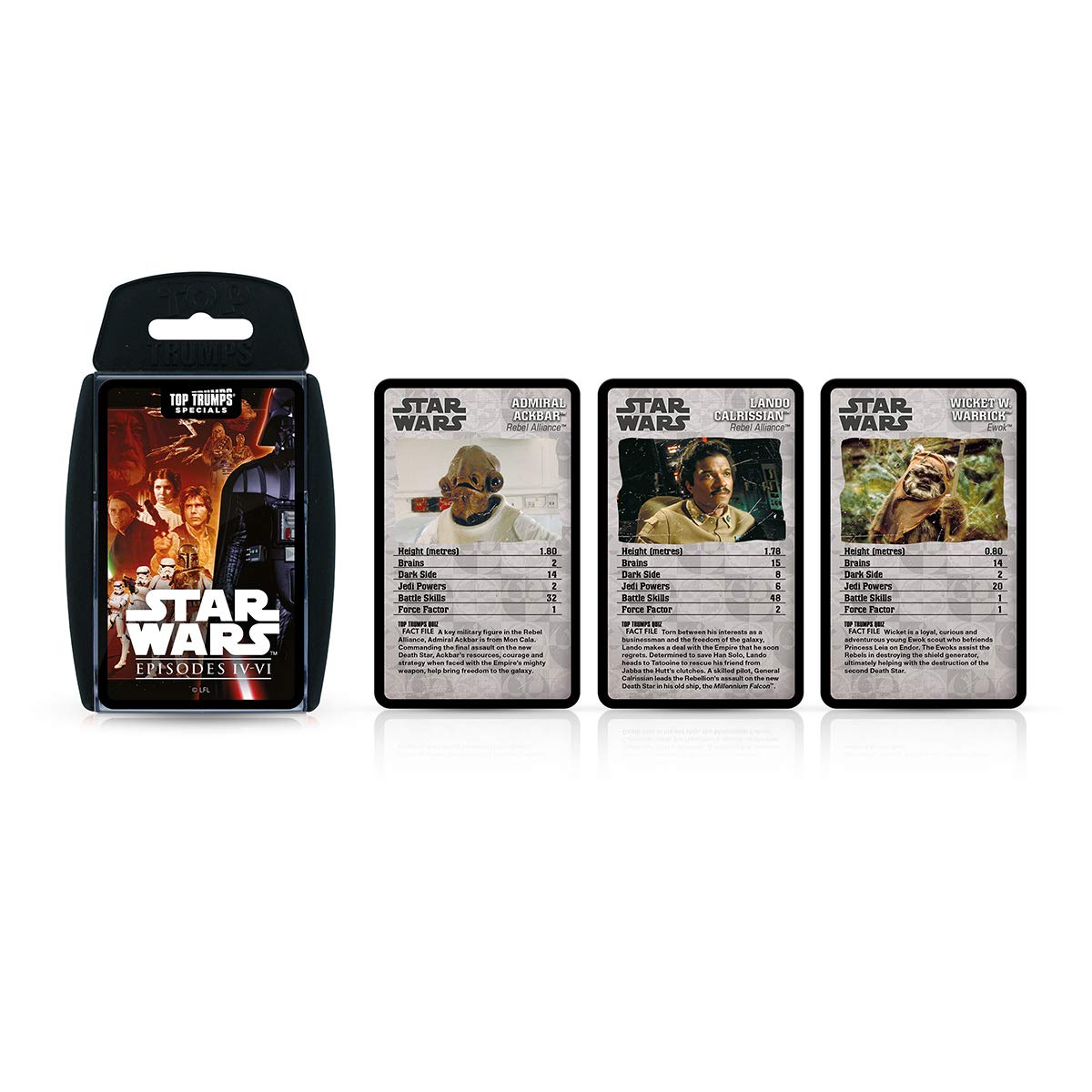 Top Trumps Card Game Star Wars Episodes 4-6 - Family Games For Kids And Adults - Learning Games - Kids Card Games For 2+ Players - Kid War Games - Card Games For Families - Card Wars - For 6 Plus Kids