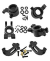 RCMYou RC Alloy Caster Block & Steering Blocks & Rear Stub Axle Carriers Upgrades Part for 1/8 Sledge 4WD, Hops up for Sledge 4W