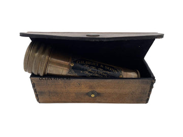 Ocean Replicas Best Handmade Brass Working Kaleidoscope With Leather Case Gift For Your Love Ones.