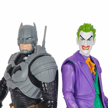 DC Comics Batman Adventures Batman vs The Joker Action Figures Set 2 Figures 12 protective covering Accessories 12-inch Super Hero Kids Toy for Boys & Girls