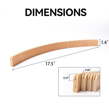 Gse Games & Sports Expert Set Of 4 Playing Cards Holders, Wooden Playing Card Racks, Curved Playing Card Trays For Bridge, Hand