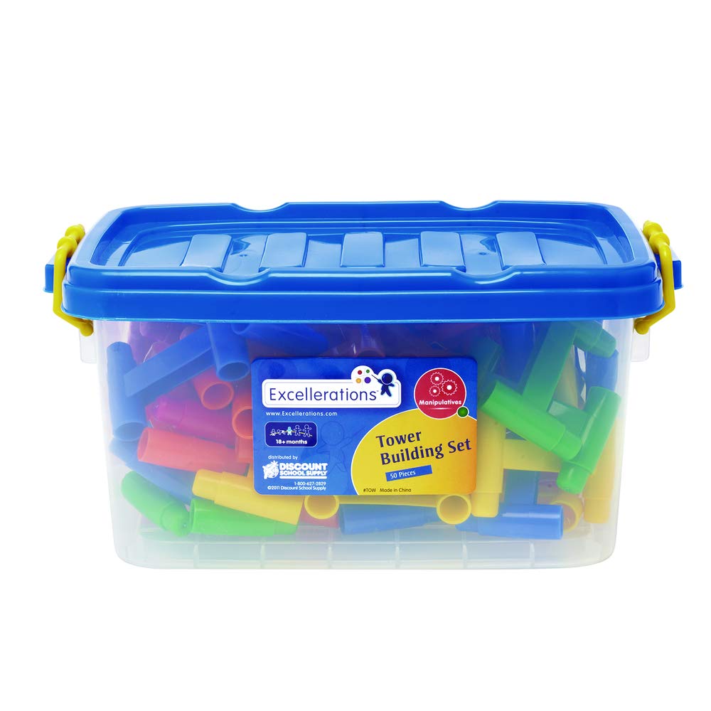 Excellerations Tower Building Set - 50 Pieces (Item # Tow)