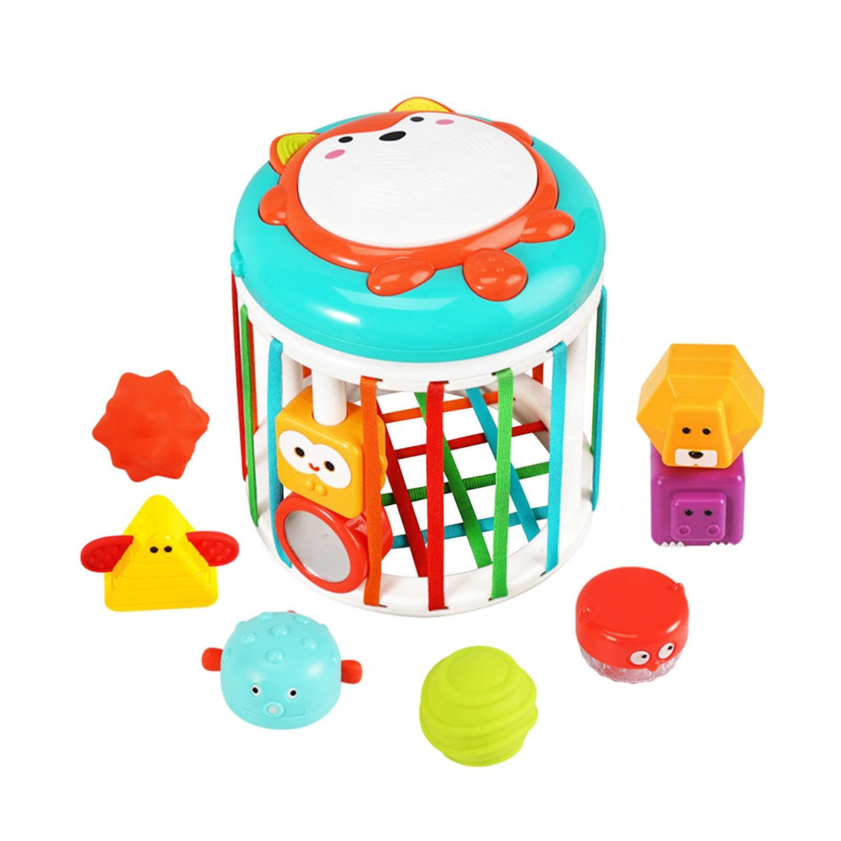 MERISHOPPActivity Cube Shape Sorting Toy Baby Shape Sorter for Children Holiday Gifts Fox|Toys & Hobbies|Educational|Other Educa