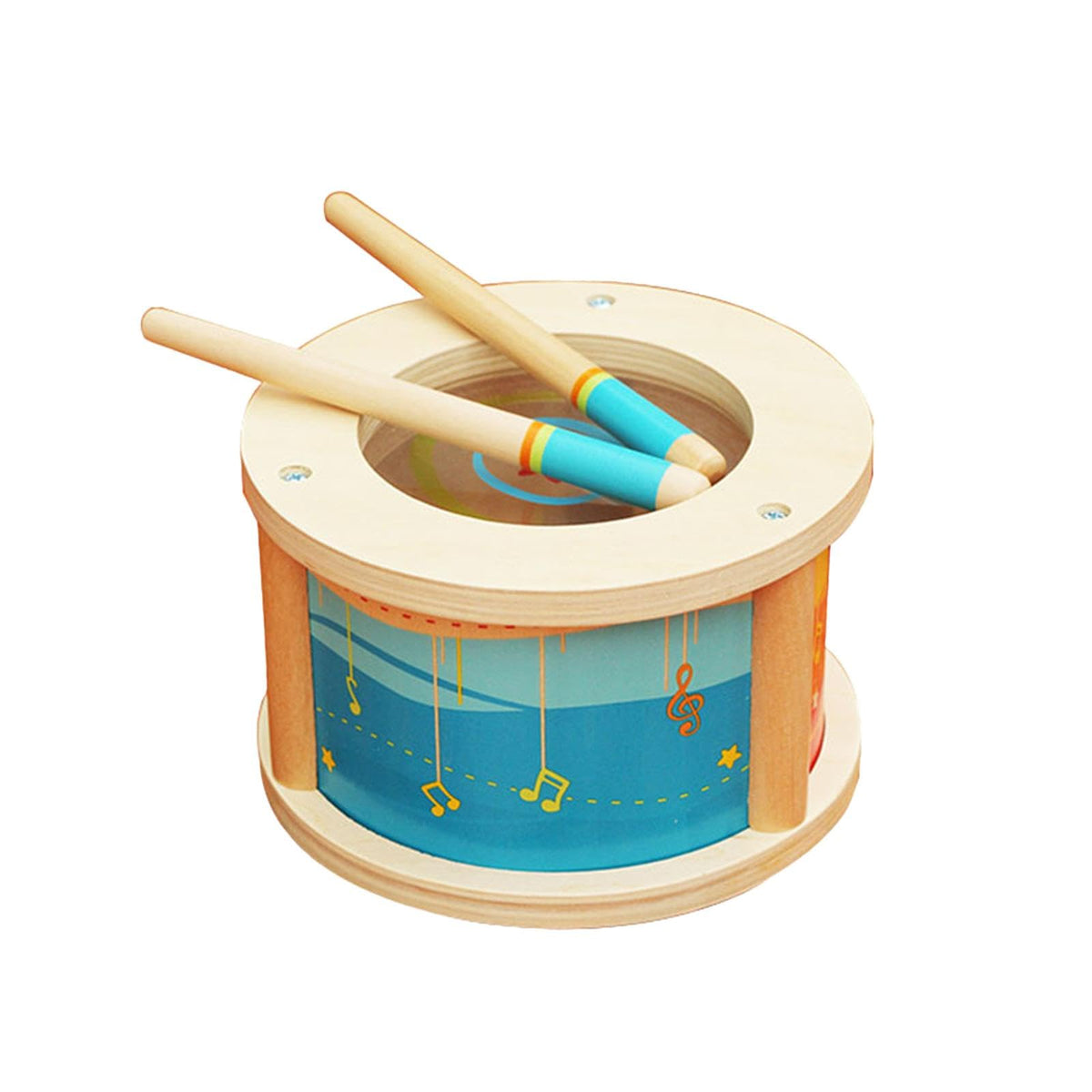 Fashion My Day Wooden Drum Rhythm Birthday Gifts Sturdy Kids Drum For Teens Adults Children