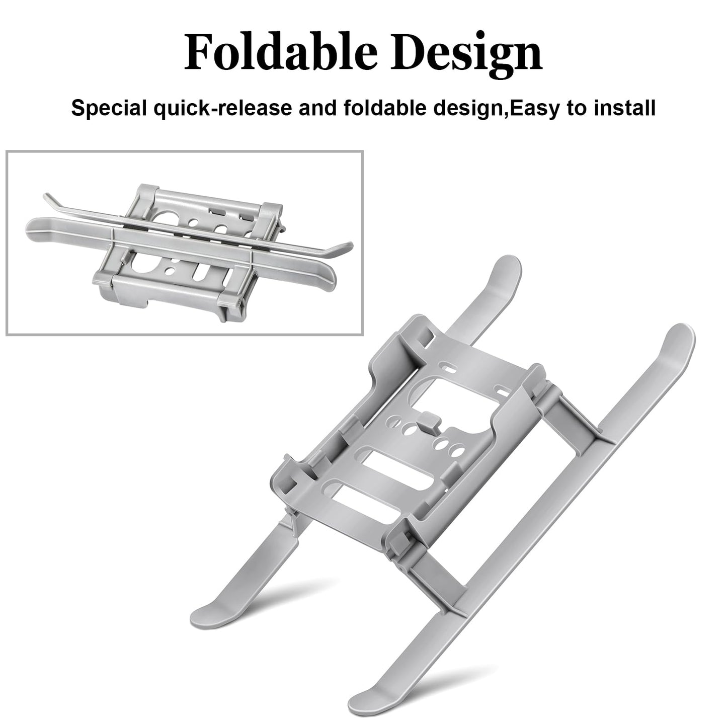 Tosiicop Mini 4K 2SE Landing Gear - for DJI Mavic Mini 2 Mini SE Mini 2 Se Mini 4K Drone Accessories Foldable Extension Kit Quic