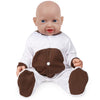 Vollence 23" Silicone Reborn Baby Doll - Anatomically Correct Lifelike Newborn for Girls, Model VO-US2102