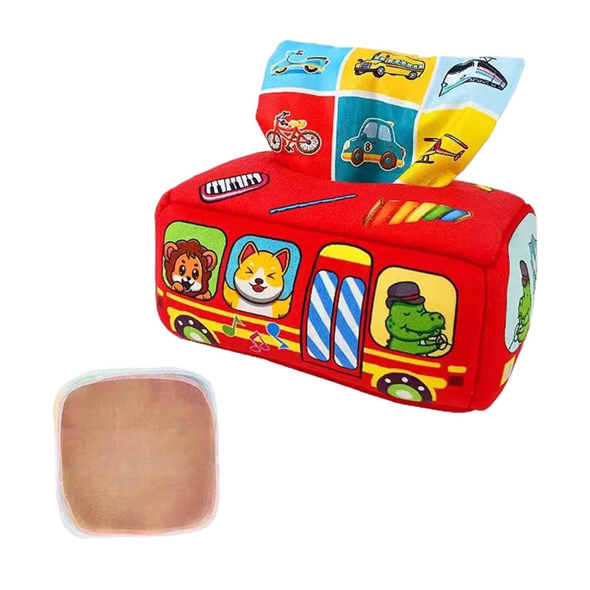 Bnf Sensory Pull Along Tissue Box Game Motor Skill Toy For Boys And Girls Kids | Toys For Baby | Developmental Baby Toys