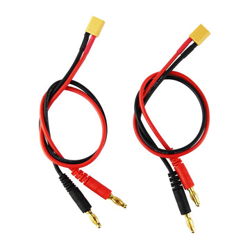 OliYin RC Battery Charge XT30 to 4.0mm Banana Plug 16AWG 30cm 11.8inch Cable Connector for RC Helicopter Quadcopter Lipo Battery