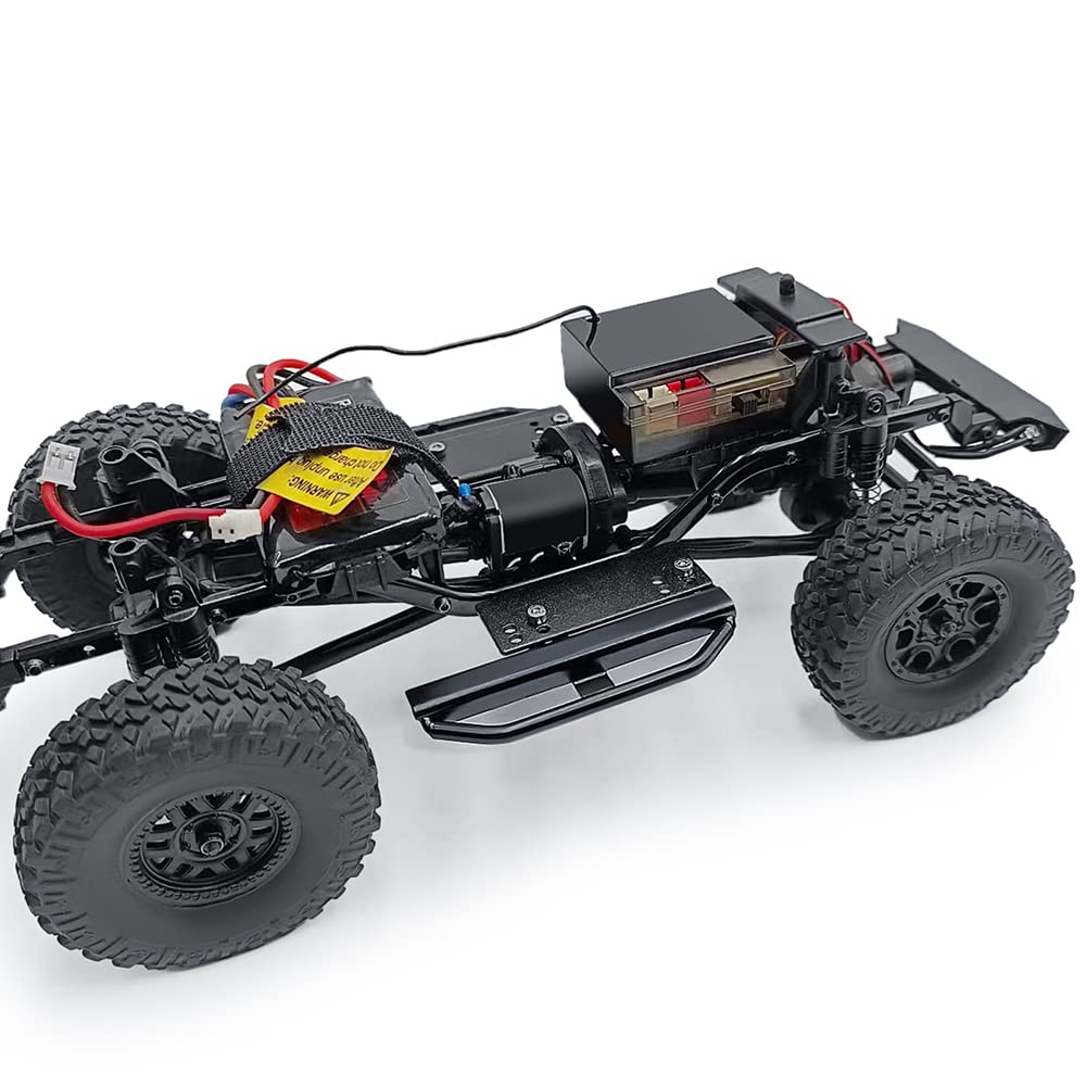 RCLIONS Metal Pedal Side Board Rock Sliders for Axial SCX24 Deadbolt JLU CRC Bronco Gladiator 1/24th RC Crawler Car