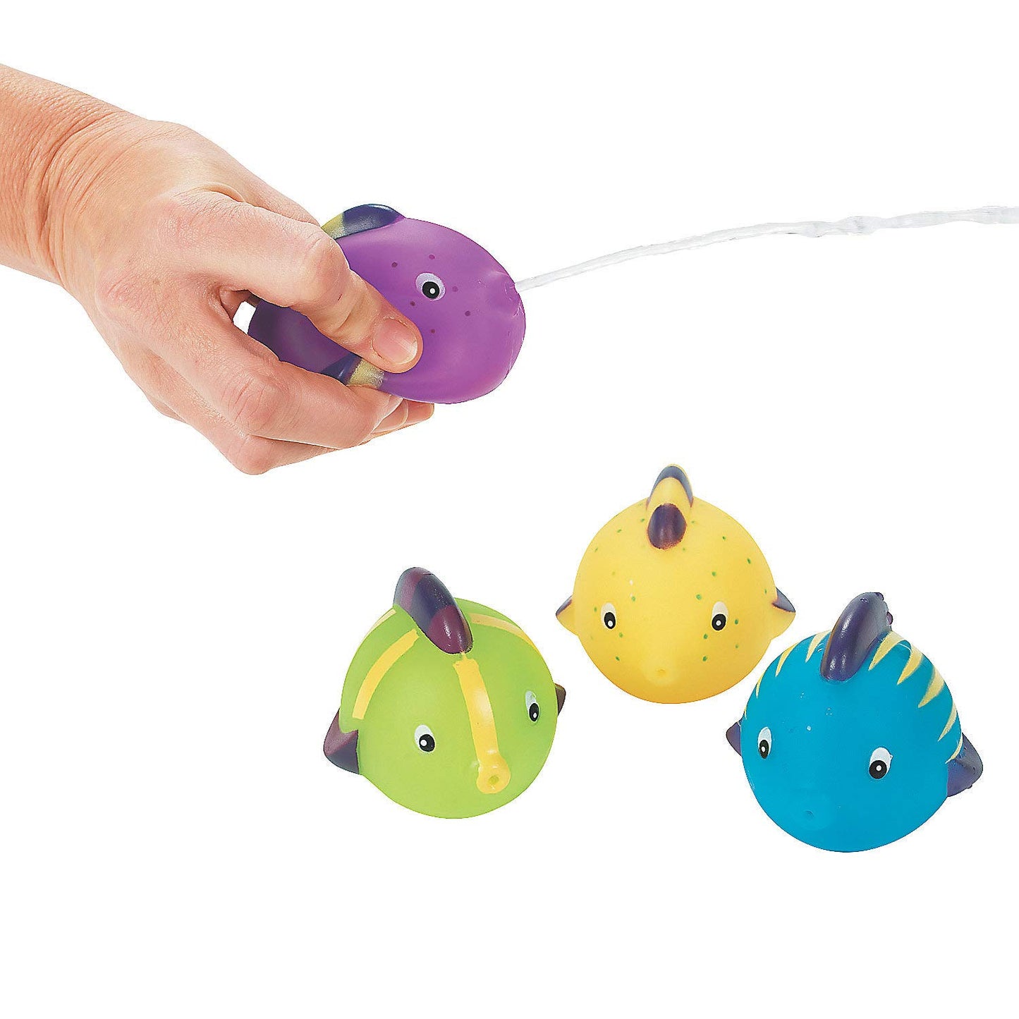 Fun Express Fish Squirt Toys - VBS Vacation Bible School Supplies/Decor - (Set of 12) Great Party Favors and Pool Toys