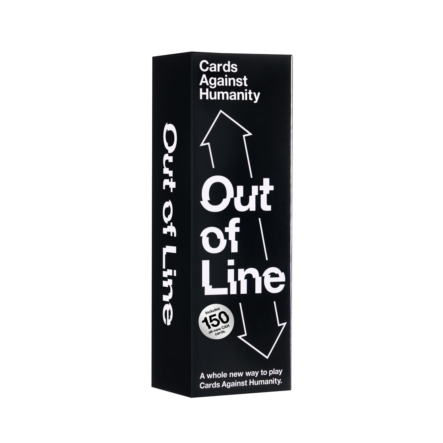 Cards Against Humanity: Out Of Line  A Whole New Way To Play + 150 All-New Cards  Newest Expansion For 2024